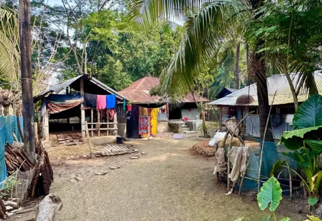 A village where locals of Sundarbans lives