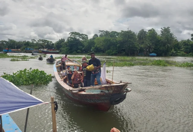 Canal cruise at Barishal