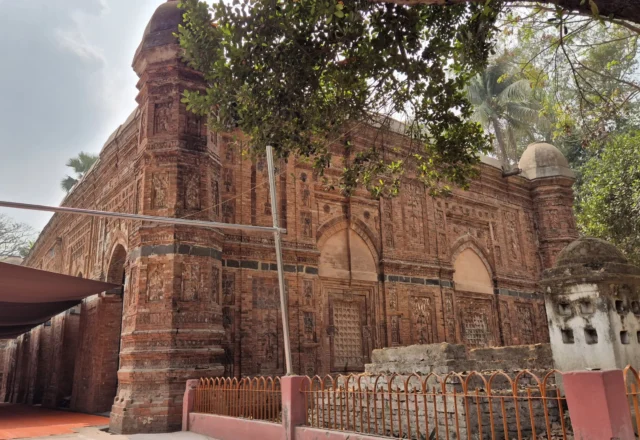 Side view of Bagha Mosque