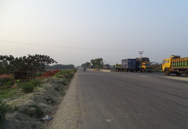 The Dhaka–Chittagong highway (N1) on a clear morning