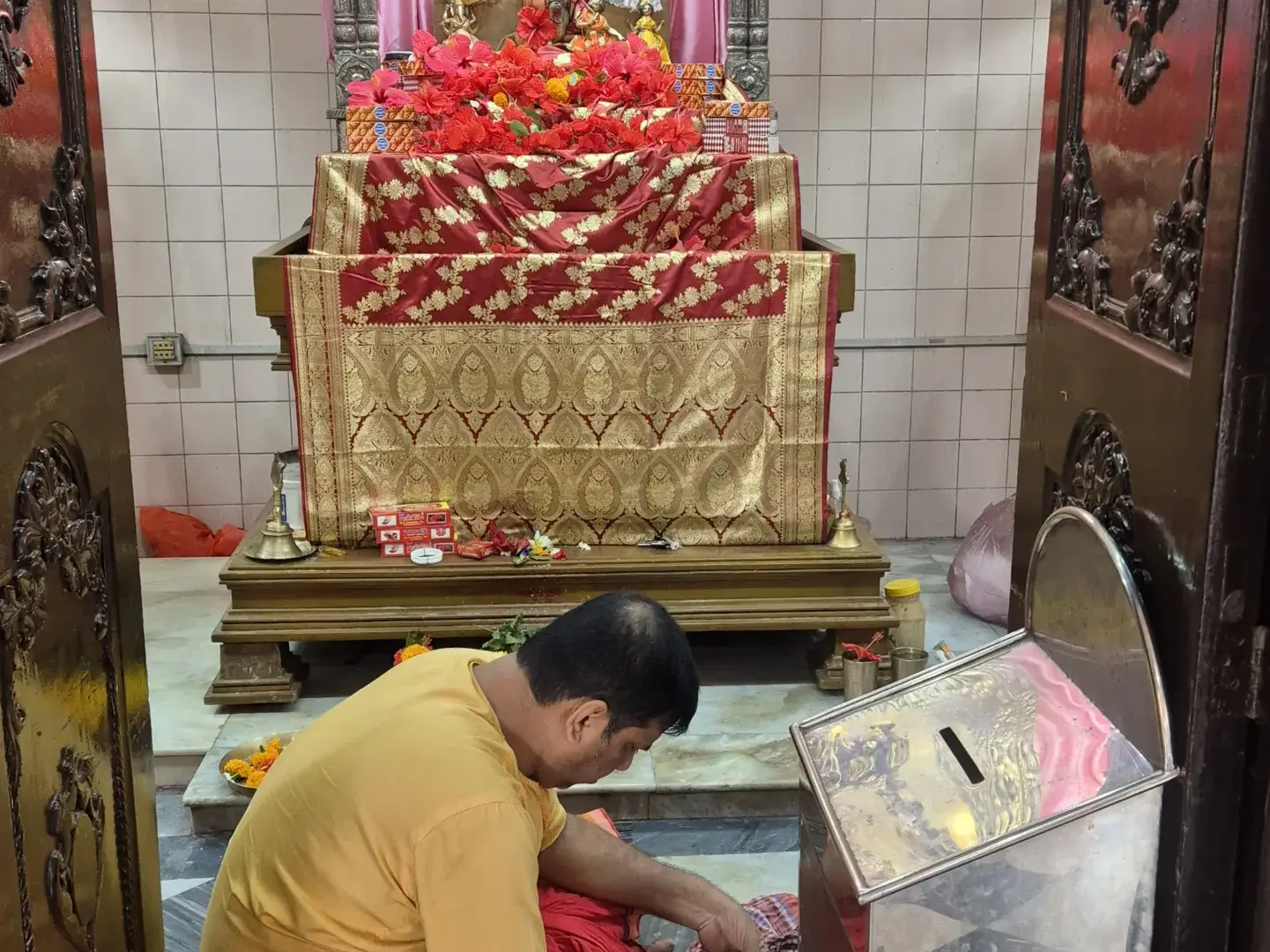 Inside Dhakeshwari Temple