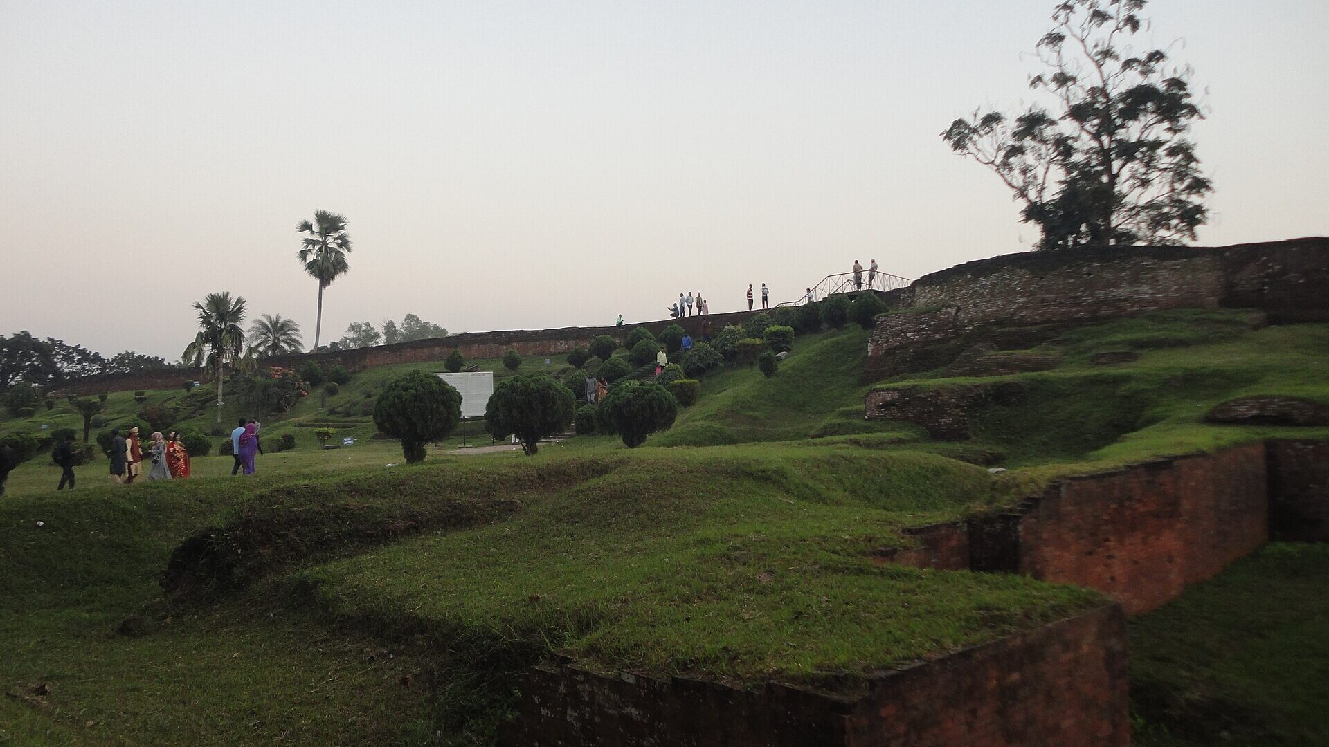 View of the Mahasthangarh archaeological site, Bogura