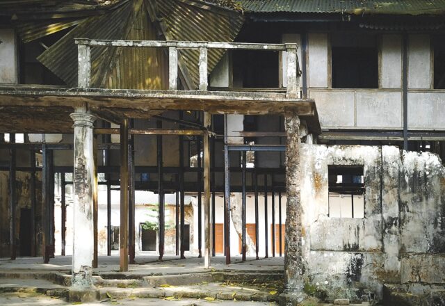 Two-storey palace building of the Muktagacha zamindars, Mymensingh