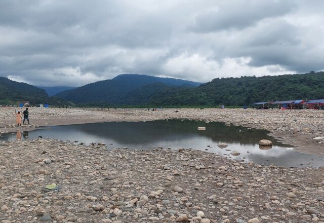 White stones and clear water at Sada Pathor, Bholaganj, Sylhet