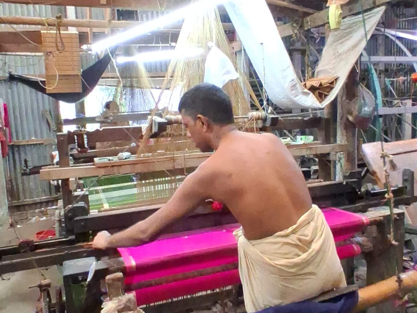 Weavers village at tangail dhaka