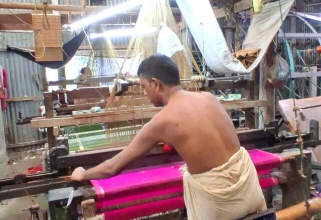 Weavers village at tangail dhaka